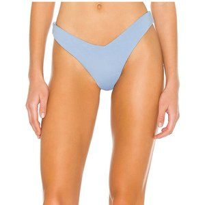 WeWoreWhat Delilah Bikini Bottom in Dusk Blue